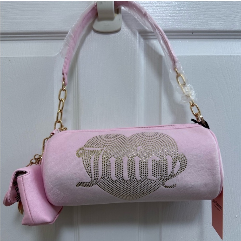 NWT Juicy Couture Queen Couture Light Pink Shoulder Bag